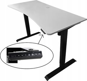 Biurko Zdesk CB-3TB-Po/W Białe 138 cm x 68 cm 2