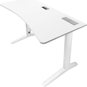 Biurko Zdesk CB-STL/W-Pp/W-GN/W Białe 138 cm x 68 cm 1