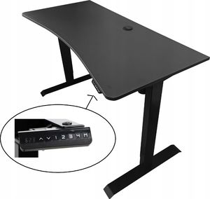 Biurko Zdesk CC-3T/B-Po/B Grafitowe 138 cm x 68 cm 2