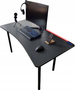 Biurko Zdesk CC-710B-Po/B-LH Grafitowe 138 cmx68 cm 2