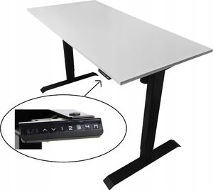 Biurko Zdesk PB-3TB-Po/W Białe 138 cm x 68 cm 2