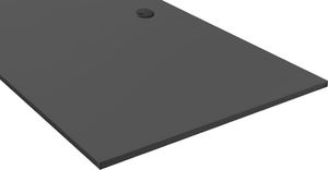 Biurko Zdesk Zdesk Grafitowe 138 cm x 68 cm 4