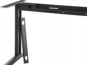 Biurko Zdesk PC-STL/B-Po/B-LH Czarne 138 cmx68 cm 7