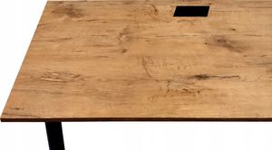 Biurko Zdesk Czarno-Brązowe 138 cm x 68 cm 3