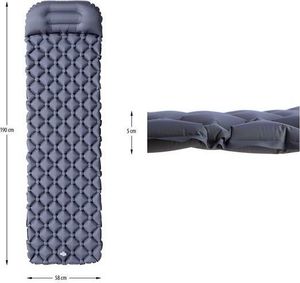 Nils Extreme NC4006 SZARY MATA TURYSTYCZNA Z POMPKĄ NILS CAMP 6