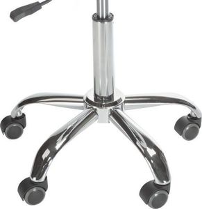 BEAUTY SYSTEM Taboret kosmetyczny z oparciem BD-9934 czarny universal 3