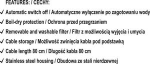 Czajnik Yato W-68172 Srebrny 5