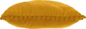 Atmosphera Żółta poduszka Pompons 40x40 cm 4