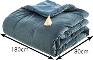 Atmosphera Niebieska narzuta na łóżko Sonia Blue 80x180 cm 3