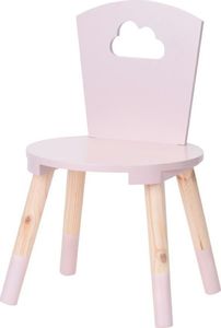 H&S Decoration Krzesło drewniane dziecięce różowe 1