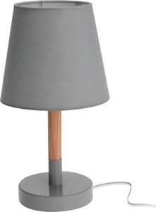 Lampa stołowa H&S Decoration Lampka stojąca z szarym abażurem 1