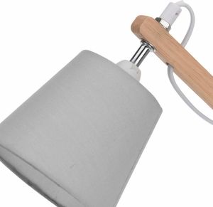 Lampka biurkowa H&S Decoration biała  (HZ1600410-szara) 2