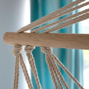 ProGarden Fotel hamakowy siedzisko szare 3