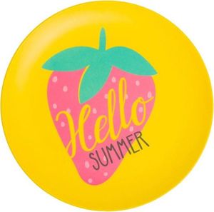 Excellent Houseware Talerz żółty Hello Summer 20 cm 1