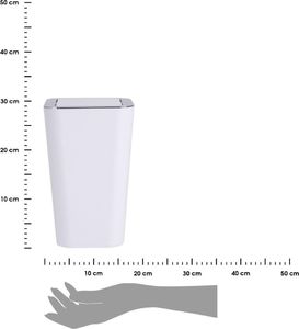 Kosz na śmieci Wenko uchylny 6L biały (24614) 3