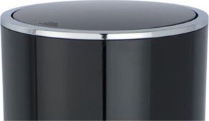 Kosz na śmieci Wenko na przycisk 5L czarny (23886) 2