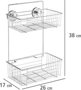 Koszyk prysznicowy Wenko prostokątny chrom (5443) 3