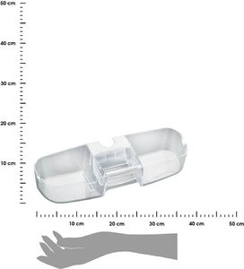 Koszyk prysznicowy Wenko owalny przezroczysty (24016) 9