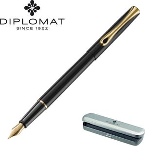 Diplomat Pióro wieczne DIPLOMAT Traveller czarne/złote F 2