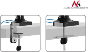 Maclean Uchwyt biurkowy na monitor 13" - 27" (MC-673) 3