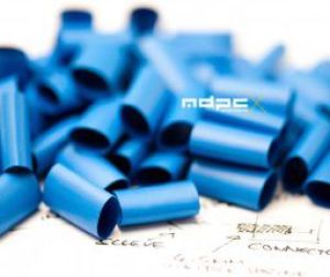 MDPC-X Termokurczliwe węże do kabli o współczynniku 4:1, 50 szt. Niebieskie (HS-PC-BL) 1