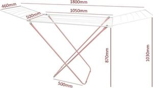 Suszarka na pranie Florina Suszarka na pranie Florina Amanda 180 x 103 cm 18 m 10