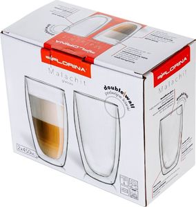 Florina Zestaw 6 sztuk Szklanki termiczne double wall Florina Malachit 450 ml 9