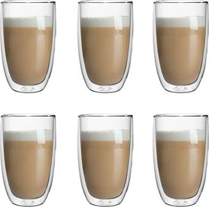 Florina Zestaw 6 sztuk Szklanki termiczne double wall Florina Malachit 450 ml 10