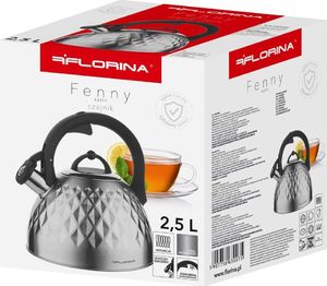 Florina Czajnik ze stali nierdzewnej na indukcję i gaz Florina Fenny Satin 2,5 l 2