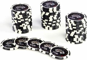 DLGTP Poker nominały żetonów 50 sztuk - Żetony do pokera 1