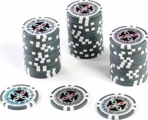 DLGTP Poker nominały żetonów 50 sztuk Żetony do pokera nominał 1 1