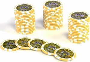 DLGTP Poker nominały żetonów 50 sztuk - Żetony do pokera nominał 1000 1