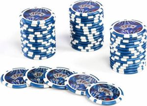 DLGTP Poker nominały żetonów 50 sztuk - Żetony do pokera nominał 50 1