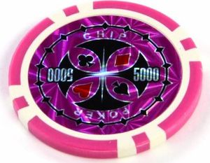 DLGTP Poker nominały żetonów 50 sztuk - Żetony do pokera nominał 5000 3