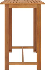 vidaXL 9-cz. zestaw mebli barowych do ogrodu, szary 4