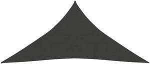vidaXL Żagiel przeciwsłoneczny, 160 g/m, antracytowy, 4x5x5 m, HDPE 3