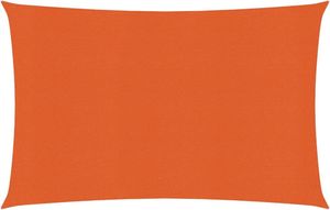 vidaXL Żagiel przeciwsłoneczny, 160 g/m, pomarańczowy, 2x3 m, HDPE 1