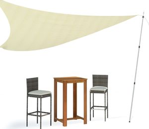 vidaXL Teleskopowy słupek do tarpa, dł. 102-260 cm, aluminium 2