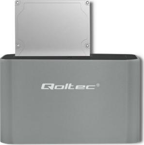 Stacja dokująca Qoltec 2.5"/3.5" SATA - USB 3.2 Gen 1 (50315) 4