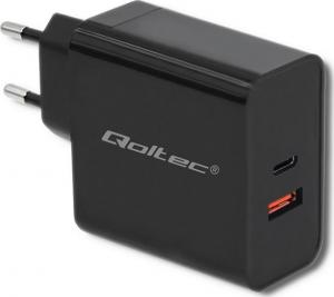 Ładowarka Qoltec 1x USB-A 1x USB-C 3 A (51716) 1