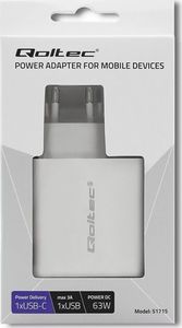 Ładowarka Qoltec 1x USB-A 1x USB-C 3 A (51715) 7