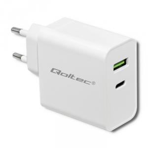 Ładowarka Qoltec 1x USB-A 1x USB-C 3 A (51718) 1