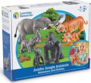 Figurka Learning Resources Jumbo Mamy i Dzieci - Zwierzęta z Dżungli (LER0839) 1