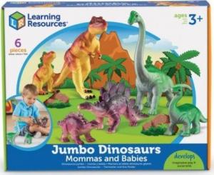 Figurka Learning Resources Jumbo Mamy i Dzieci - Dinozaury (LER0836) 1