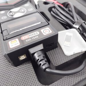 KS Tools KS Tools 12V / 24V Battery Charge & Start Analyzer w. print 9