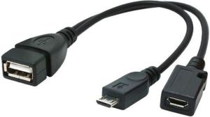 Adapter USB Gembird Czarny  (A-OTG-AFBM-04) 1