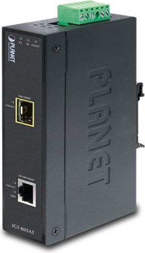 Konwerter światłowodowy Planet RJ45>SFP 1000Mbit (IGT-805AT) 1