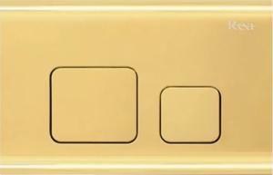 Przycisk spłukujący Rea Przycisk typu F do stelaża podtynkowego WC Light Gold 1