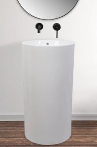 Umywalka Rea Estera wolnostojąca 46cm biała 4