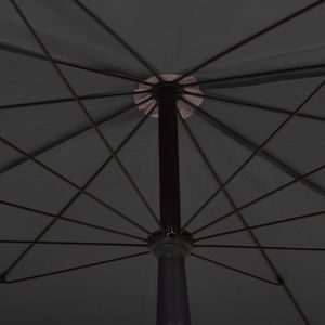 vidaXL Parasol ogrodowy na słupku, 200x130 cm, antracytowy 2
